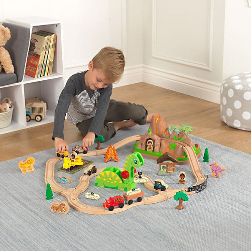 Автотрек KidKraft "Динозавр", 56 деталей от KidKraft
