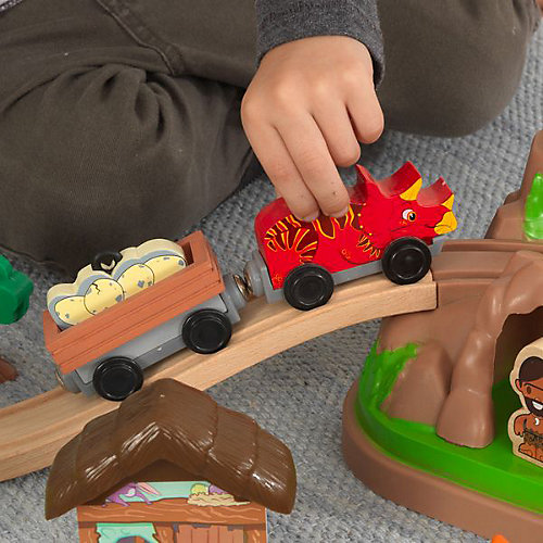 Автотрек KidKraft "Динозавр", 56 деталей от KidKraft