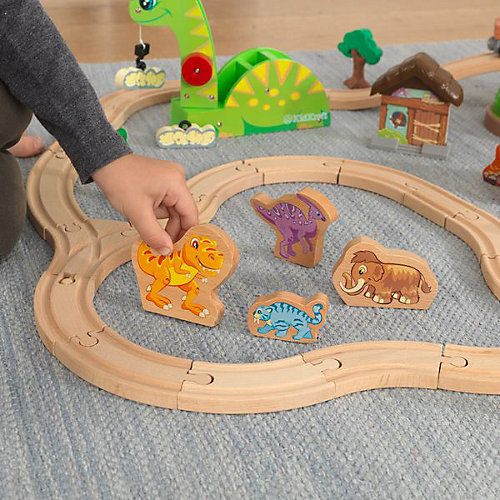 Автотрек KidKraft "Динозавр", 56 деталей от KidKraft