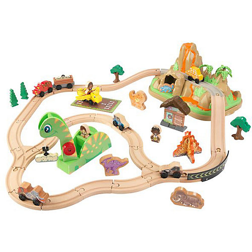 Автотрек KidKraft "Динозавр", 56 деталей от KidKraft