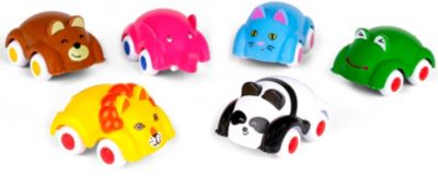 Игровой набор Viking Toys Машинки-животные, 6 шт