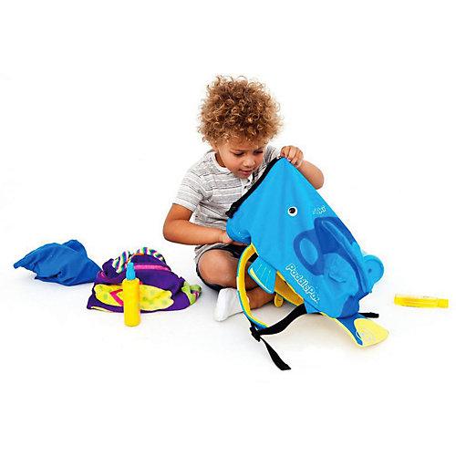Рюкзак для бассейна и пляжа Коралловая рыбка - голубой от TRUNKI