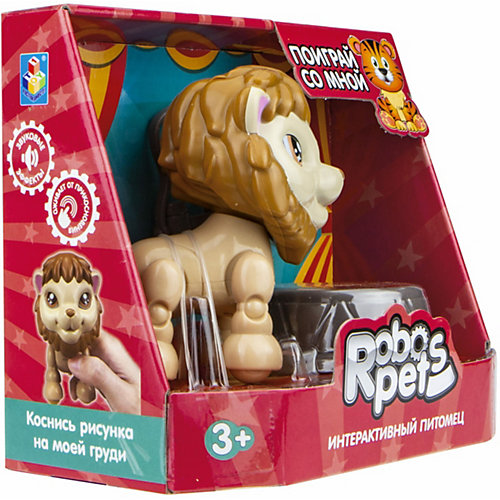 Игрушка 1Toy "Артист цирка: лев", звук от 1Toy