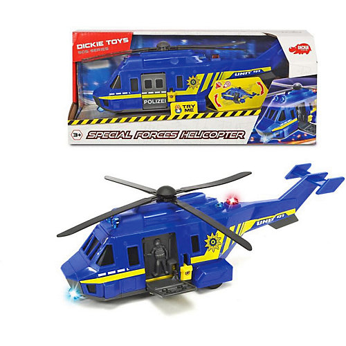 Полицеский вертолет Dickie Toys, 26 см, свет и звук от Dickie Toys