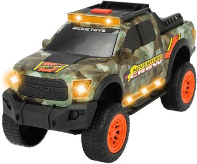 Машинка Dickie Toys Adventure Ford F150 Raptor, 33 см, свет и звук