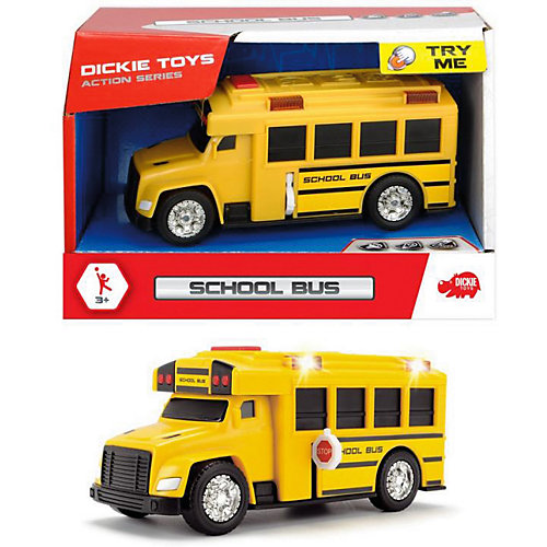 Школьный автобус Dickie Toys, 15 см, свет и звук от Dickie Toys