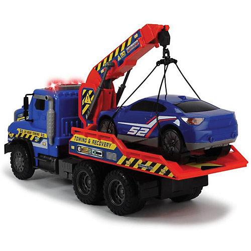 Эвакуатор с машинкой Dickie Toys, 55 см, свет и звук от Dickie Toys