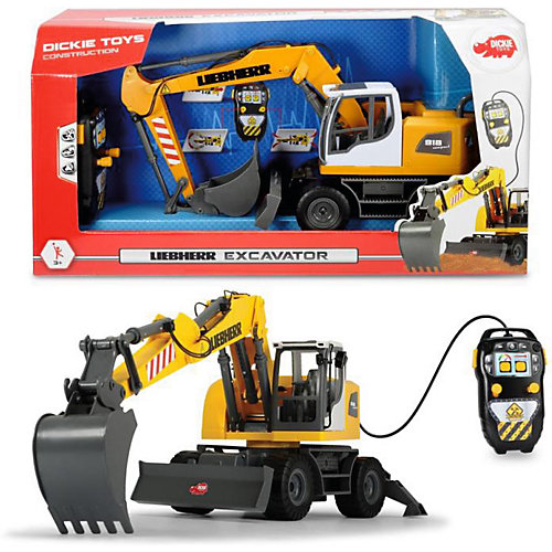 Экскаватор Dickie Toys Liebherr, 53 см, дистанционное управление от Dickie Toys