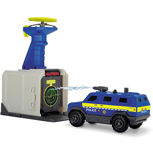 Игровой набор Dickie Toys "Полицейская станция и 3 машинки", свет и звук от Dickie Toys