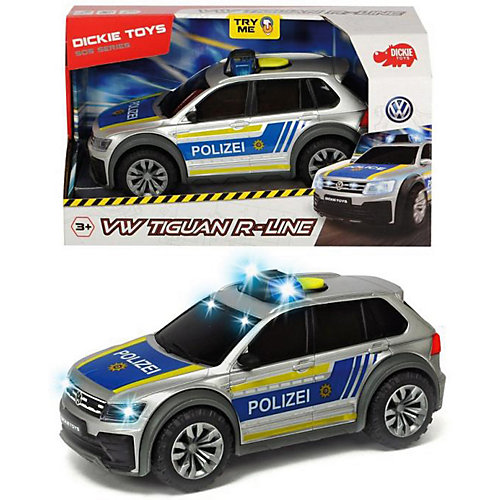 Машинка Dickie Toys "Полицейский автомобиль VW Tiguan R-Line", 25 см, свет и звук от Dickie Toys