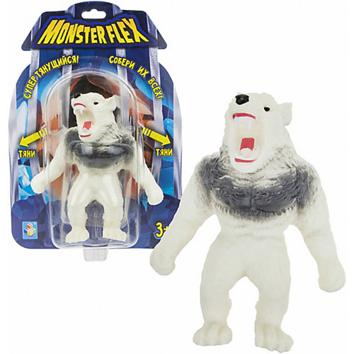 Тянущаяся фигурка 1Toy Monster Flex Арктический оборотень от 1Toy