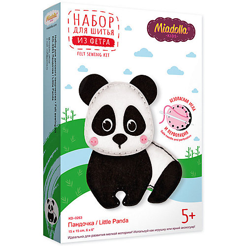 Набор для изготовления игрушки Miadolla Пандочка 15 см от Miadolla