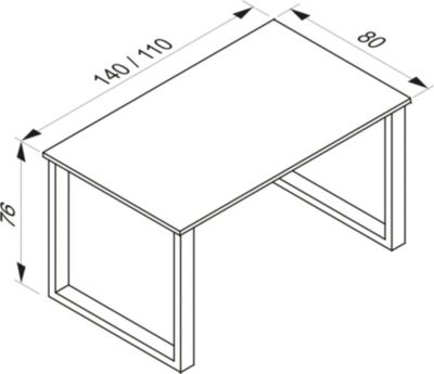 Schreibtisch Computertisch Arbeitstisch Büro Möbel PC ...