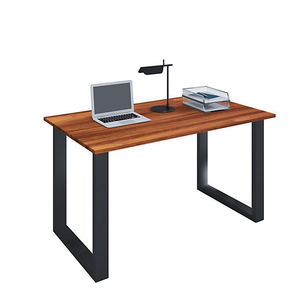 Computertisch PC Tisch Schreibtisch Arbeitstisch Bürotisch Weiß/Schwarz LO 02