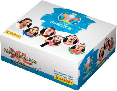 Бокс с карточками Panini EURO 2020, 24 пакетика