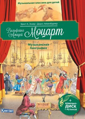 Музыкальная классика для детей Моцарт В., с диском