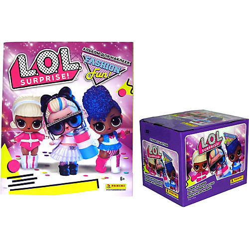 Альбом Panini L.O.L. Surprise 3 и Бокс 50 пакетиков от Panini