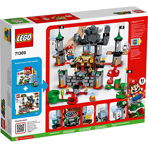 Конструктор LEGO Super Mario Решающая битва в замке Боузера. Дополнительный набор 71369, 1010 элементов от LEGO