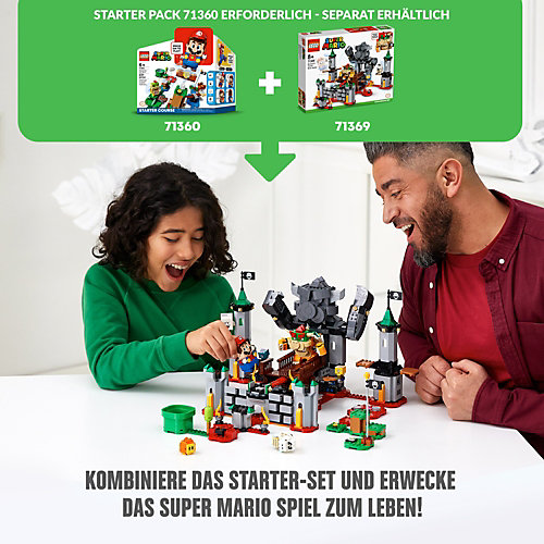 Конструктор LEGO Super Mario Решающая битва в замке Боузера. Дополнительный набор 71369, 1010 элементов от LEGO