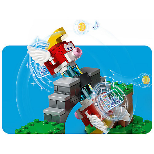 Конструктор LEGO Super Mario Погоня за сокровищами Тоада. Дополнительный набор 71368, 464 элемента от LEGO