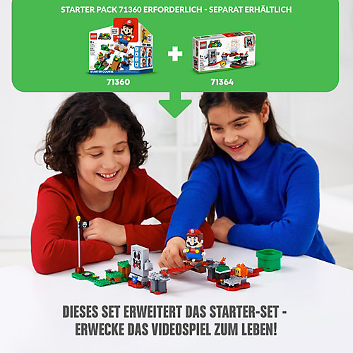 Конструктор LEGO Super Mario Неприятности в крепости Вомпа. Дополнительный набор 71364, 133 элемента от LEGO