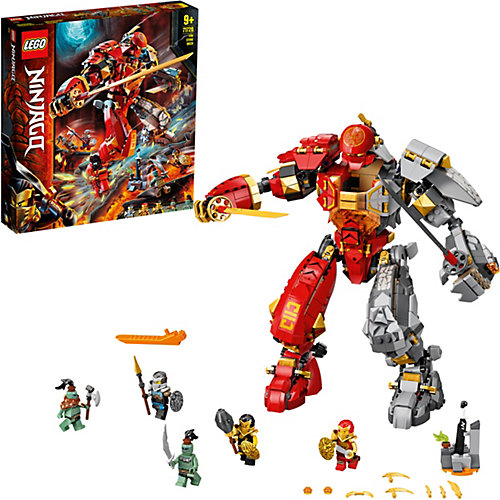 Конструктор LEGO NINJAGO Каменный робот огня 71720, 968 элементов от LEGO