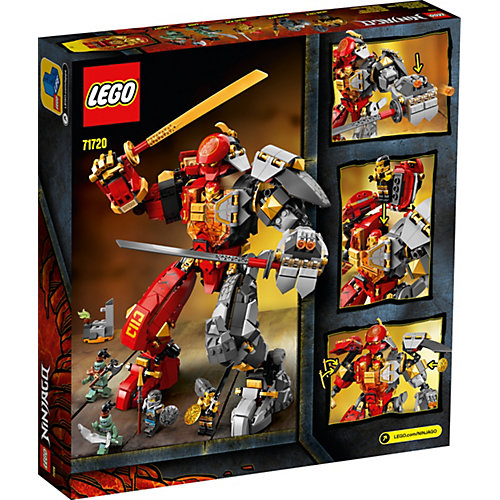Конструктор LEGO NINJAGO Каменный робот огня 71720, 968 элементов от LEGO