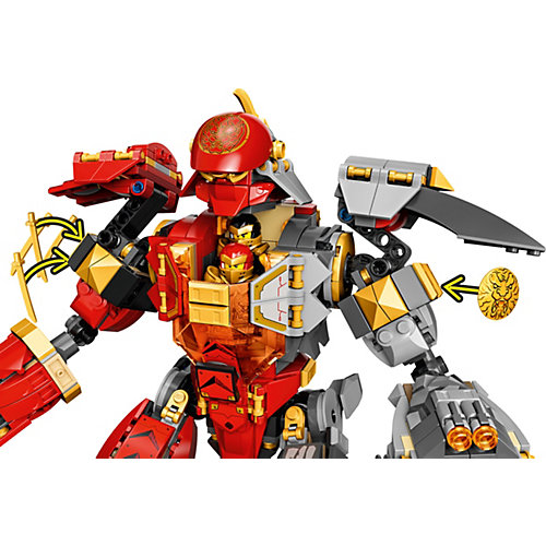 Конструктор LEGO NINJAGO Каменный робот огня 71720, 968 элементов от LEGO