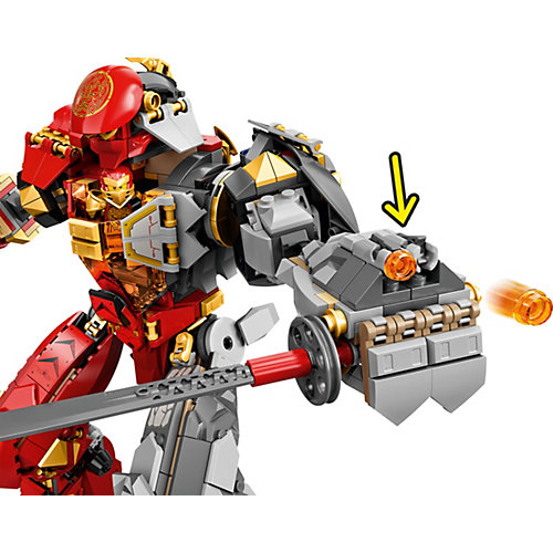 Конструктор LEGO NINJAGO Каменный робот огня 71720, 968 элементов от LEGO