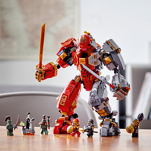 Конструктор LEGO NINJAGO Каменный робот огня 71720, 968 элементов от LEGO