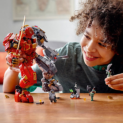 Конструктор LEGO NINJAGO Каменный робот огня 71720, 968 элементов от LEGO