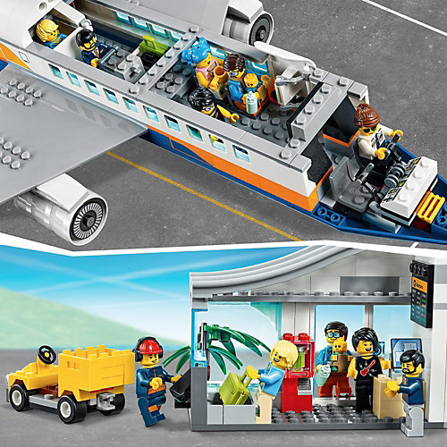 Конструктор LEGO City Airport Пассажирский самолёт 60262, 669 элементов от LEGO