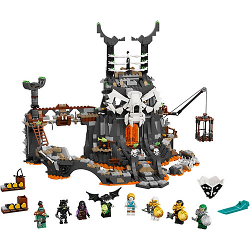 Конструктор LEGO NINJAGO Подземелье колдуна-скелета 71722, 1171 элемент от LEGO