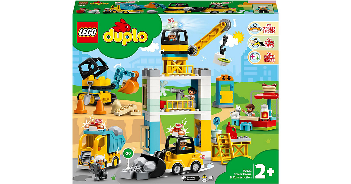 Spielzeug: Lego  DUPLO 10933 Große Baustelle mit Licht und Ton