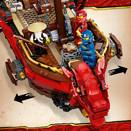 Конструктор LEGO Ninjago 71705: Летающий корабль Мастера Ву от LEGO