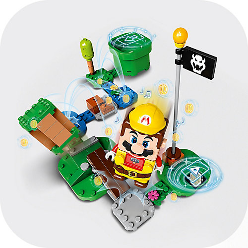 Конструктор LEGO Super Mario Марио-строитель. Набор усилений 71373, 10 элементов от LEGO
