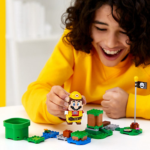 Конструктор LEGO Super Mario Марио-строитель. Набор усилений 71373, 10 элементов от LEGO