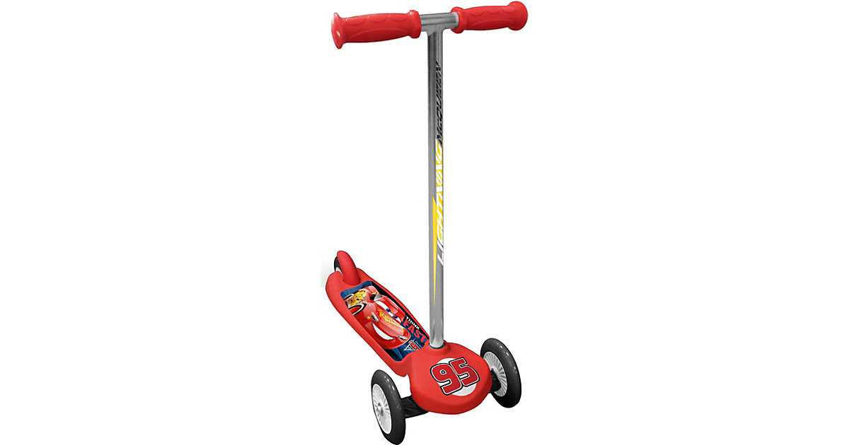 Stamp Tretroller Steering 3 Räder - Disney Cars rot