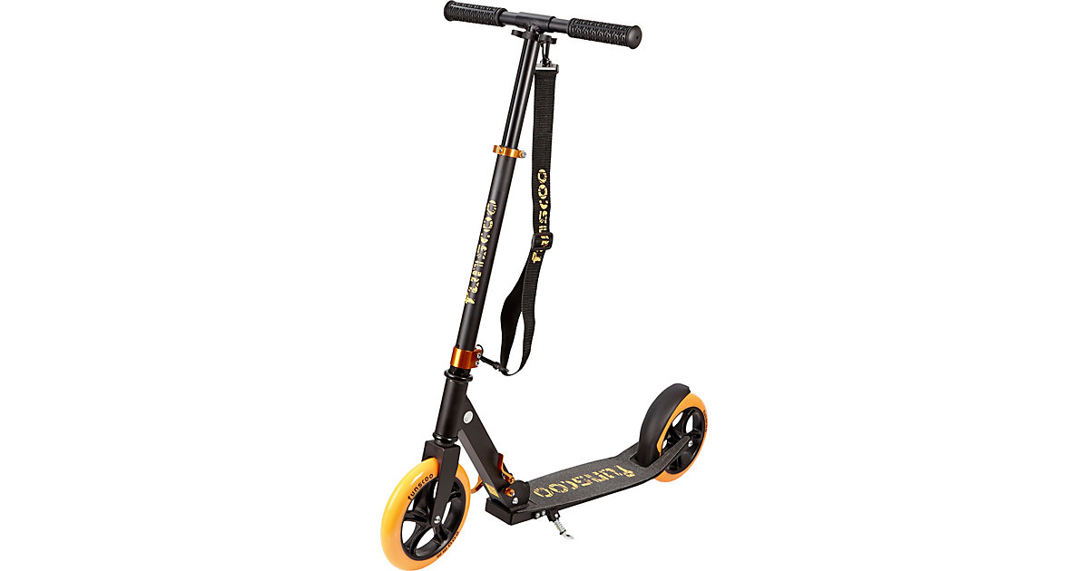 Fun4U Roller Funscoo 200, schwarz/orange, 12x54 cm schwarz-kombi