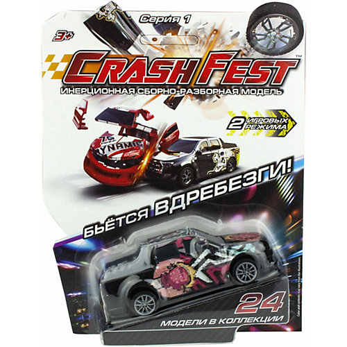 Машинка инерционная 1TOY CrashFest от 1Toy