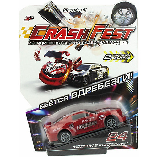 Машинка инерционная 1TOY CrashFest от 1Toy