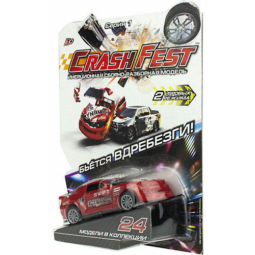 Машинка инерционная 1TOY CrashFest от 1Toy