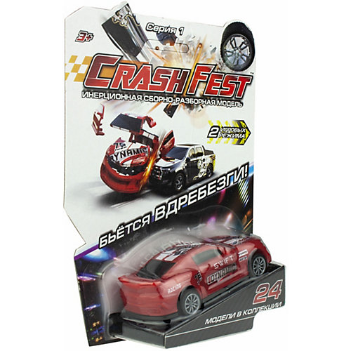 Машинка инерционная 1TOY CrashFest от 1Toy