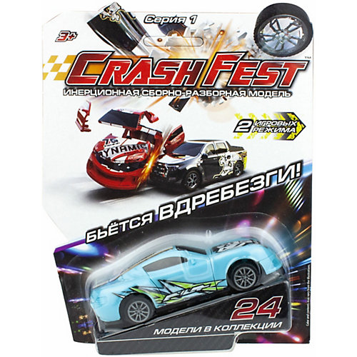 Машинка инерционная 1TOY CrashFest от 1Toy