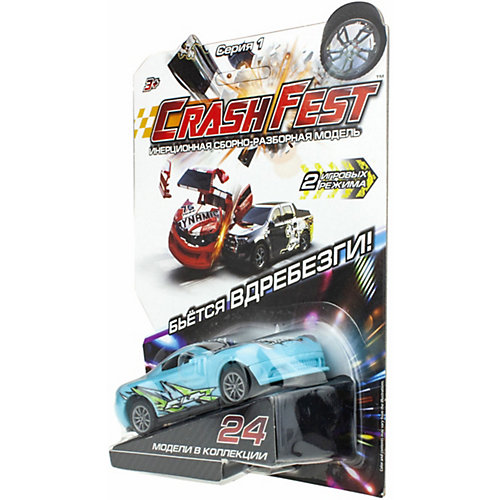 Машинка инерционная 1TOY CrashFest от 1Toy