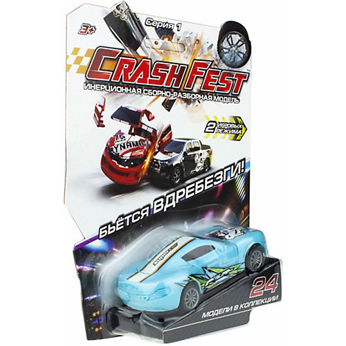 Машинка инерционная 1TOY CrashFest от 1Toy