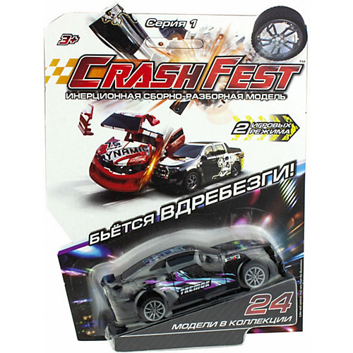 Машинка инерционная 1TOY CrashFest от 1Toy