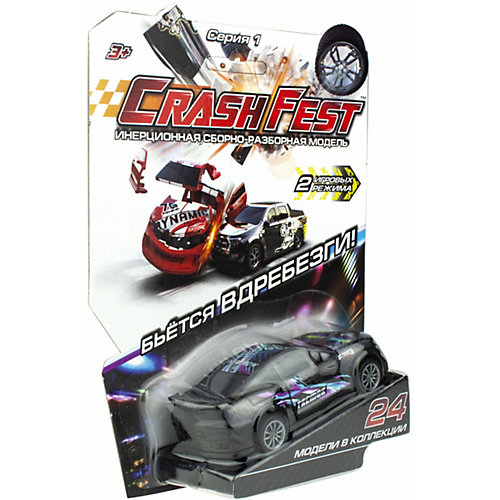 Машинка инерционная 1TOY CrashFest от 1Toy