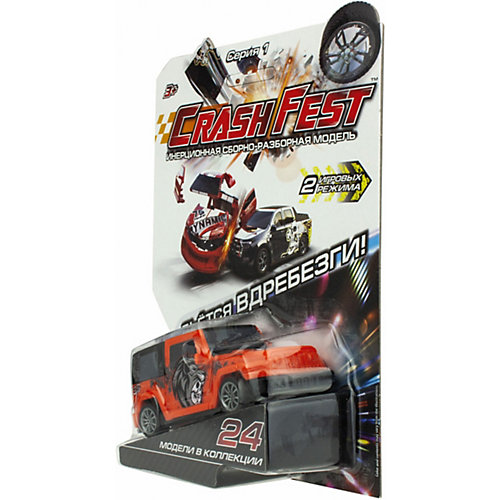 Машинка инерционная 1TOY CrashFest от 1Toy
