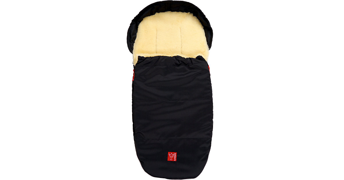 Kaiser LENNY Lammfellfußsack medi super light, black schwarz